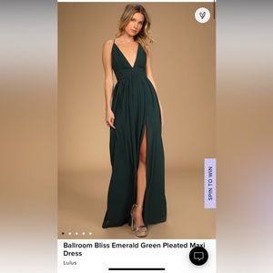 Lulus Green Formal Dress/Gown